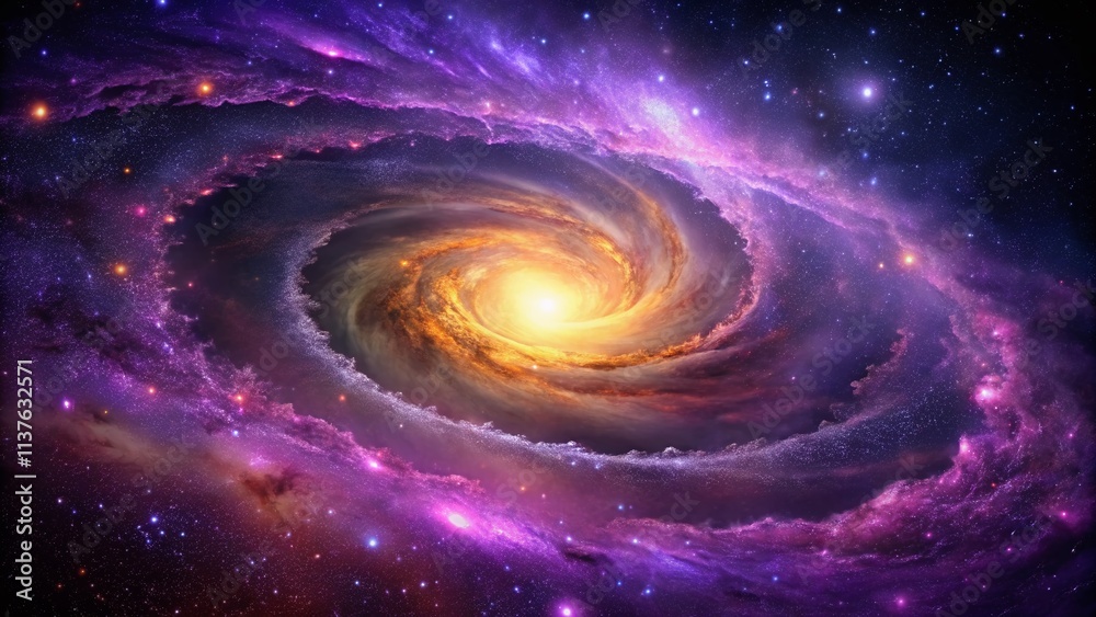 Purple Galaxy Backgrounds: Stunning Low Light Astrophotography Images