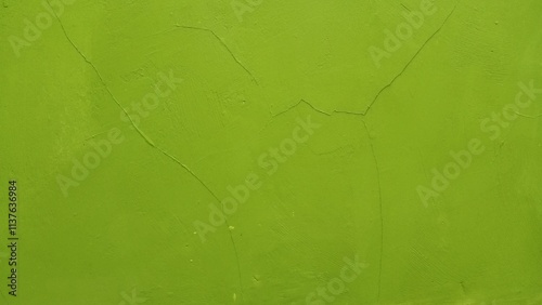Green textured paper or concrete wall wide banner background 