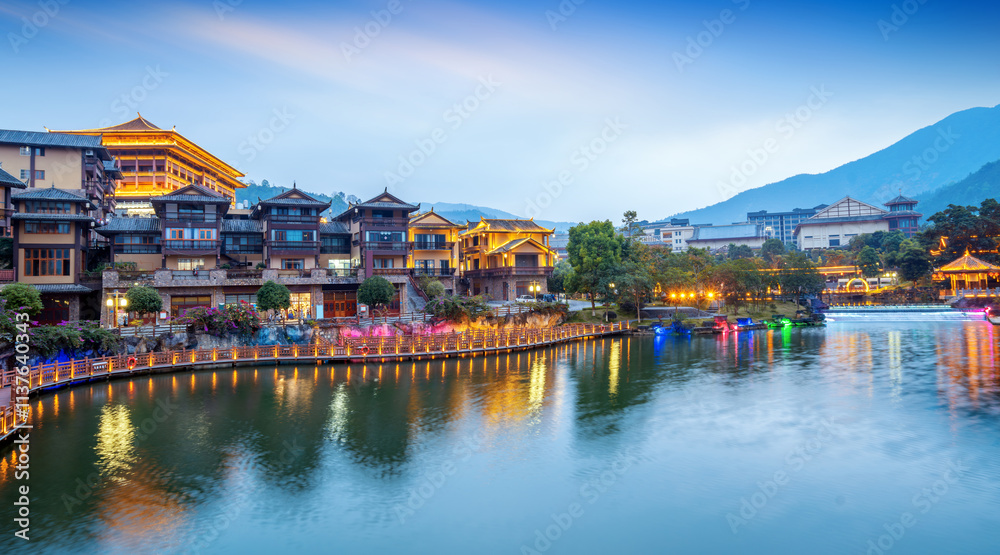 Dishui Miao Town is a small town where Miao people gather, located in Pingbian County, Yunnan, China. Dishui Miao Town is a small town where Miao people gather, located in Pingbian County, Yunnan, China.