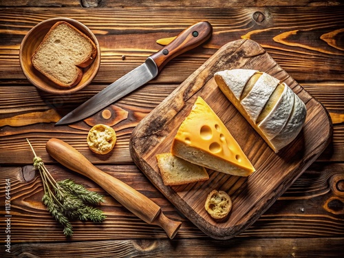 Rustic Wooden Cutting Board DIY: Food Photography & Furniture Making