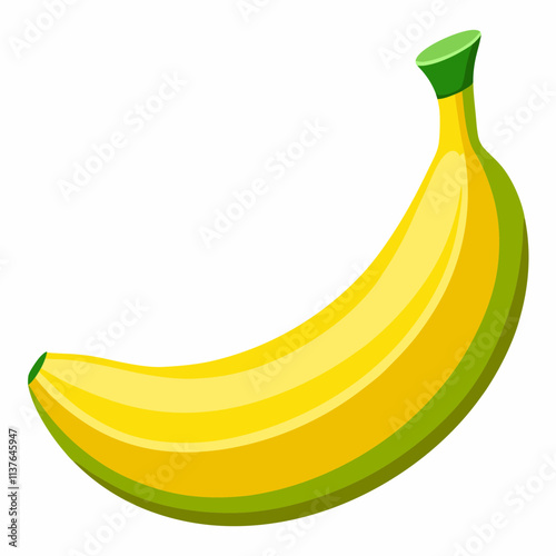 banana isolated on white background