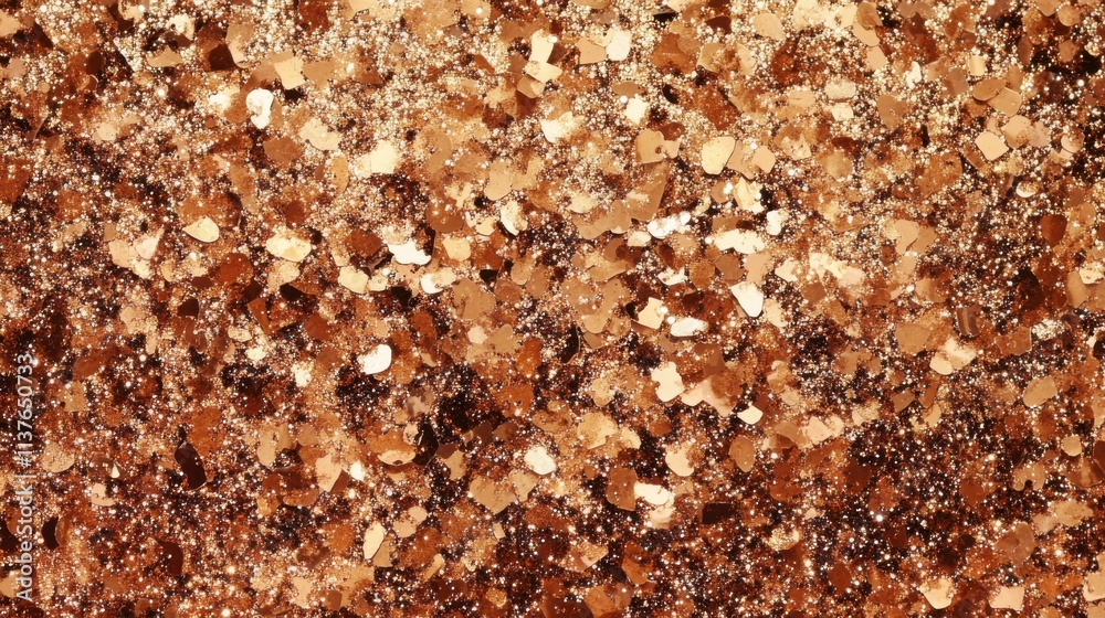 Stunning Rose Gold Glitter Background for Graphic Design