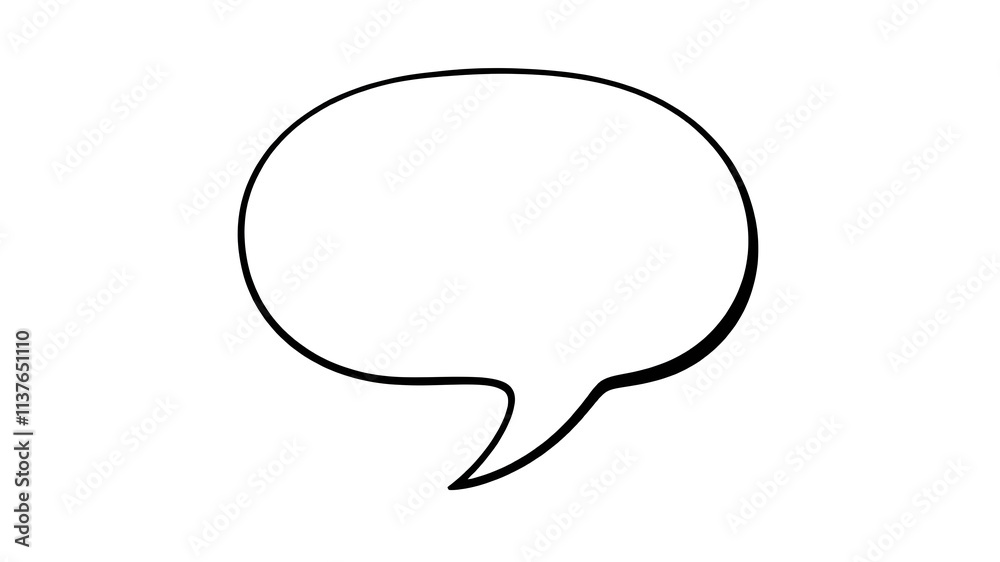 Hand drawn speech buble. Speech bubbles talk bubbles. AI generated image, ai. Hand drawn speech buble. Speech bubbles talk bubbles. AI generated image, ai.