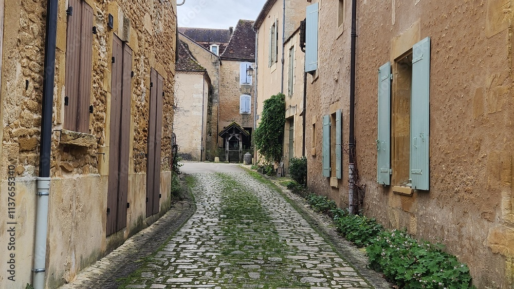 Naklejka premium Sainte Alvère, Val de Louyre et Caudeau, Périgord Noir, Nouvelle Aquitaine, France, Europe