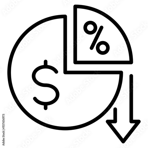 low margin single icon