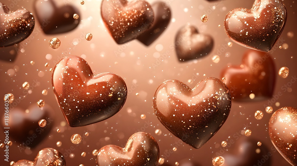 valentine heart chocolate, sweet dessert valentine heart chocolate, sweet dessert