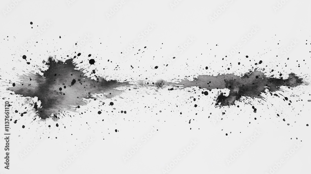 The painting conveys a sense of chaos and disorder The painting conveys a sense of chaos and disorder