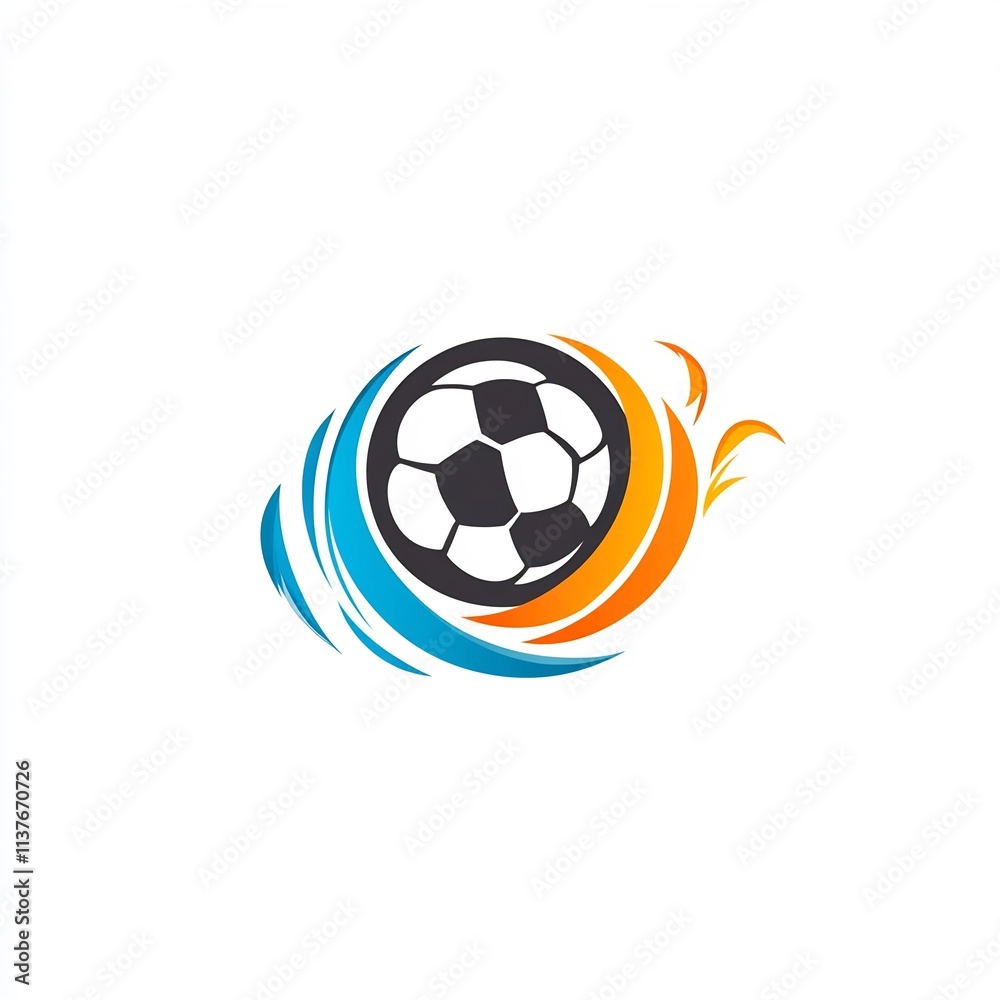 Obraz premium Energetic soccer game with players in action and cheering crowd in stadium
