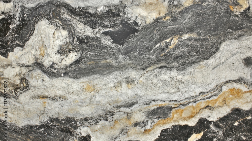 Fototapeta premium Stunning Black and White Marble Stone Texture for Interior Design