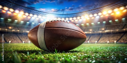 Macro Photography: Missed Field Goal, Close-Up Football, Gridiron Failure, Sports Photography, Extreme Detail
