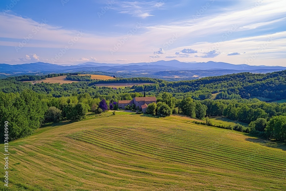 Obraz premium Capri - Italy. Beautiful simple AI generated image