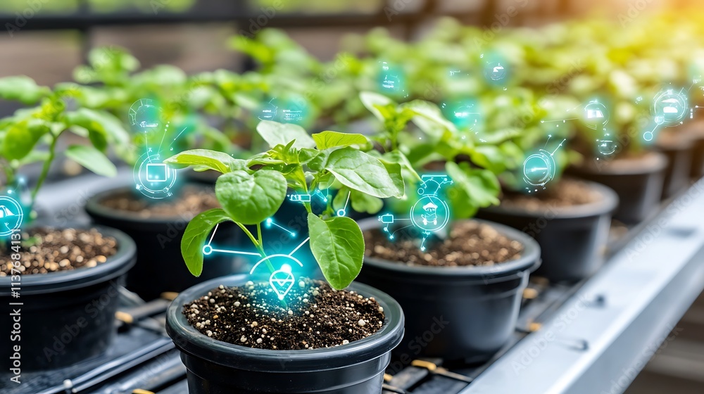 Smart Agriculture Innovation with Digital Technology and Growing Plants in Modern Greenhouse Environment Smart Agriculture Innovation with Digital Technology and Growing Plants in Modern Greenhouse Environment
