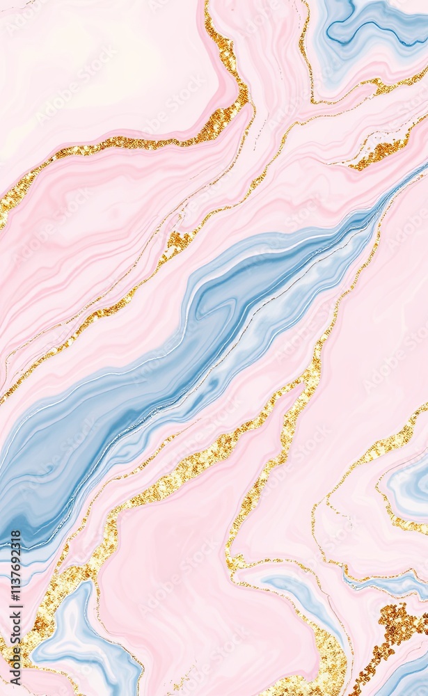 Fototapeta premium Abstract background with a smooth, white marble texture.