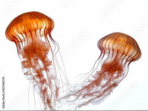jellyfish isolated on white