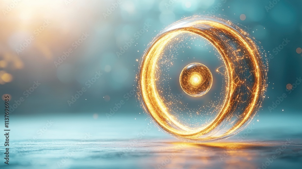 The abstract ring background features a mesmerizing glowing spiral design that resembles an energy flow tunnel The abstract ring background features a mesmerizing glowing spiral design that resembles an energy flow tunnel