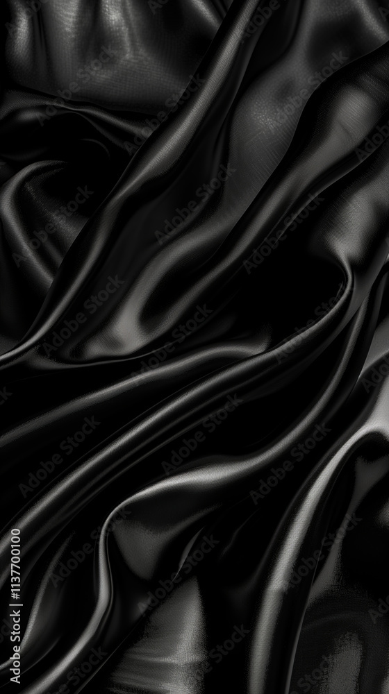 Obraz premium Deep black background, perfect for a screensaver, providing a sleek and elegant look for any display.