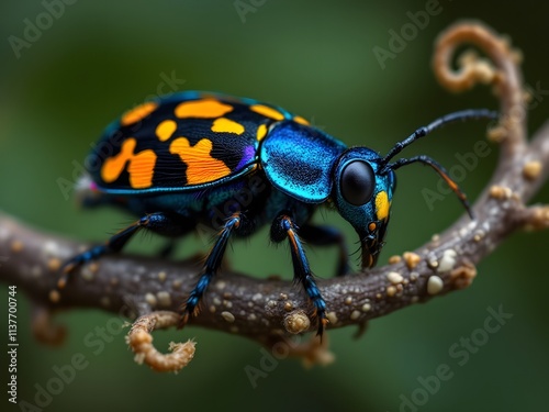 Colorful Jewel Scarab Beetle photo