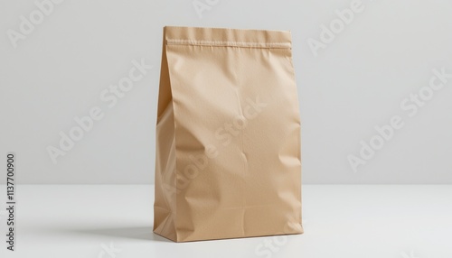 paper bags on a white background