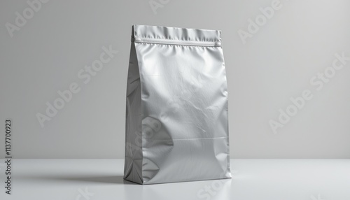 paper bags on a white background photo