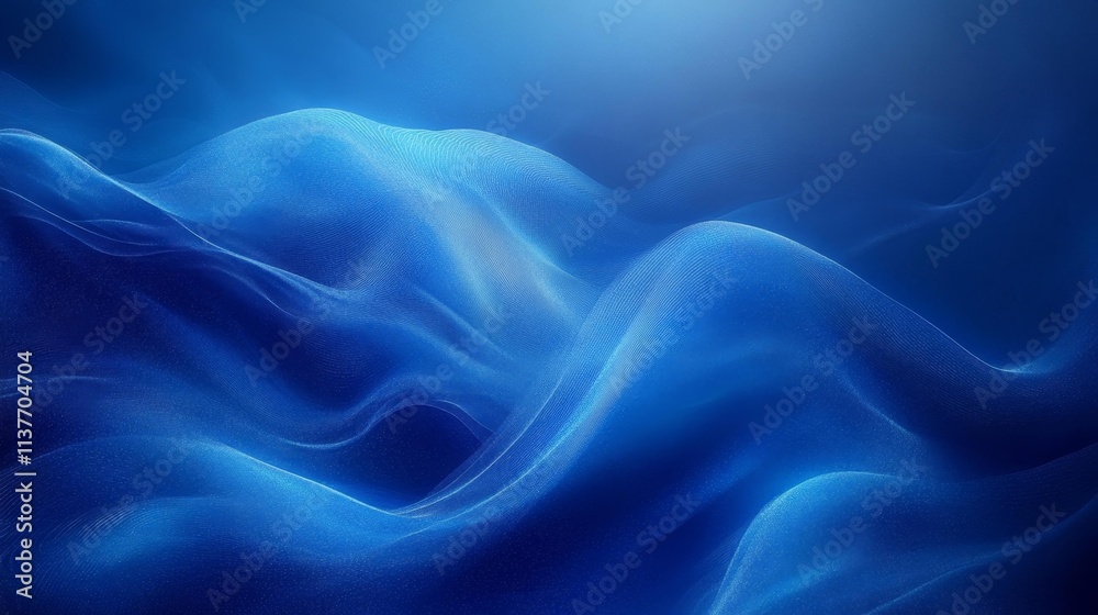 Obraz premium Abstract Blue Technology Background. Generative AI