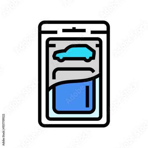 clay bar car care color icon vector. clay bar car care sign. isolated symbol illustration
