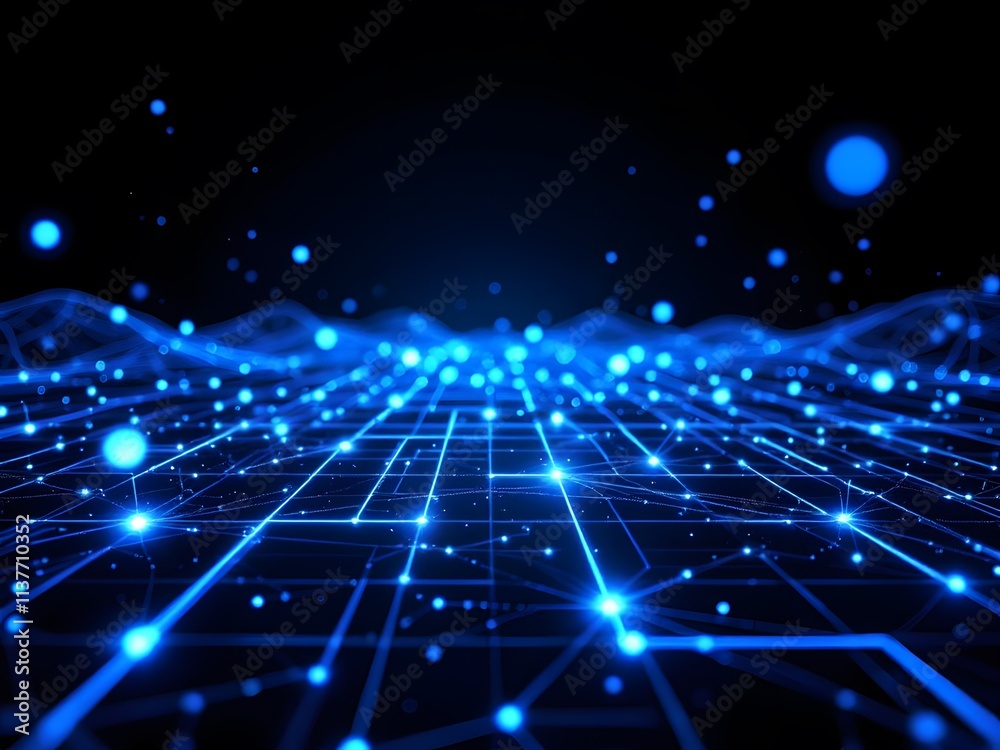Abstract Digital Network Background Abstract Digital Network Background