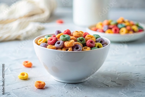 Minimalist Cereal Bowl Photography: Simple Breakfast Still Life Images photo