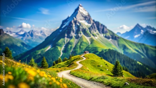 Tilt-Shift Alps: German-Austrian Mountain Peak Photography