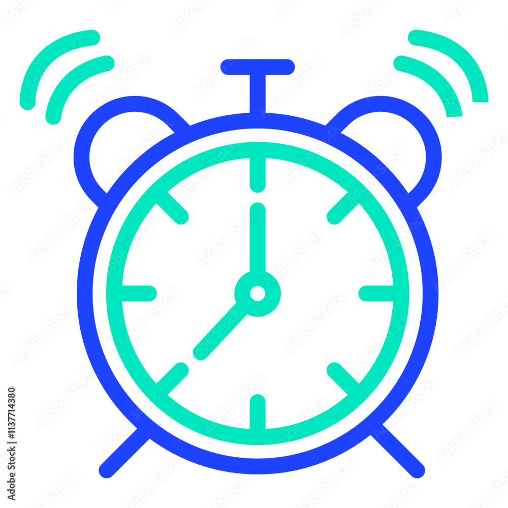 Alarm Clock Vector Icon Design Illustration Alarm Clock Vector Icon Design Illustration