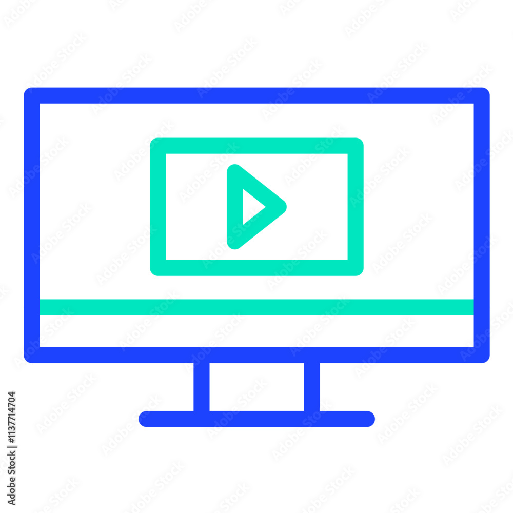 Broadcast Vector Icon Design Illustration Broadcast Vector Icon Design Illustration