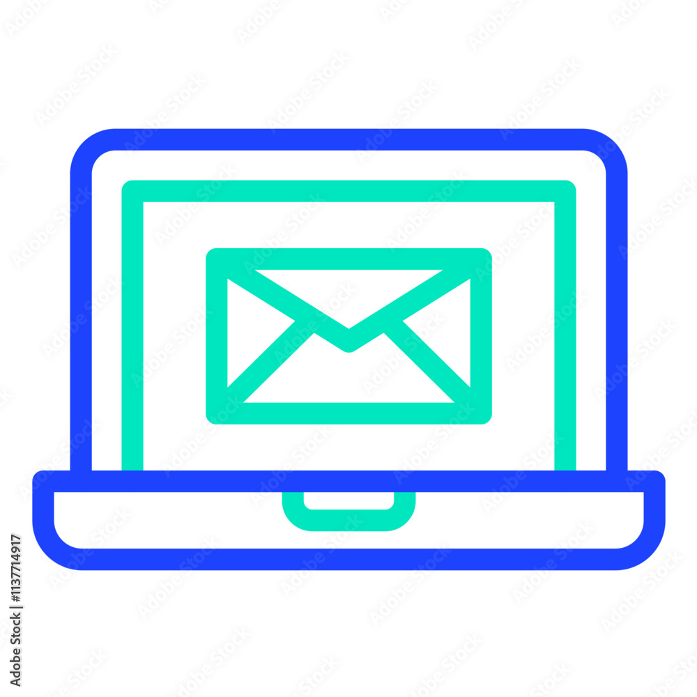 Email Marketing Vector Icon Design Illustration Email Marketing Vector Icon Design Illustration