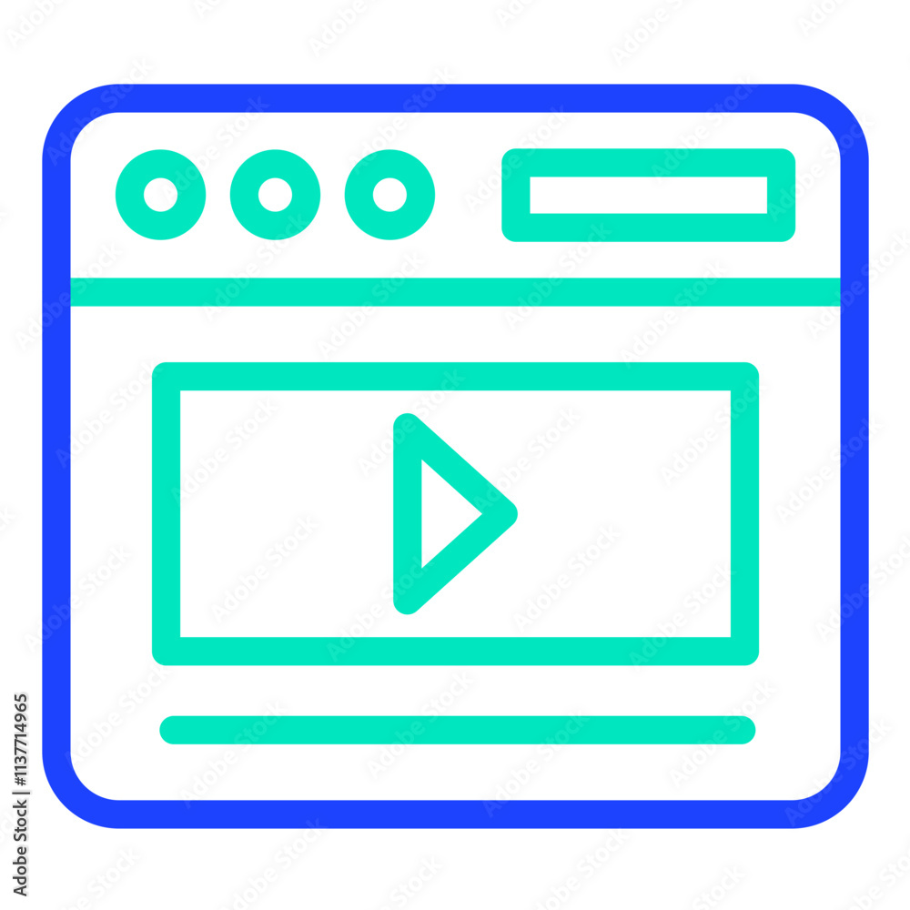 Video Marketing Vector Icon Design Illustration Video Marketing Vector Icon Design Illustration