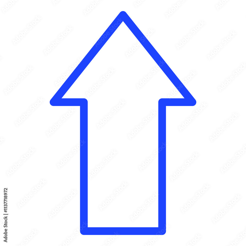 Up arrow Vector Icon Design Illustration Up arrow Vector Icon Design Illustration