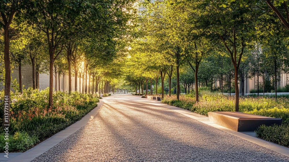 Obraz premium Park, sunny day