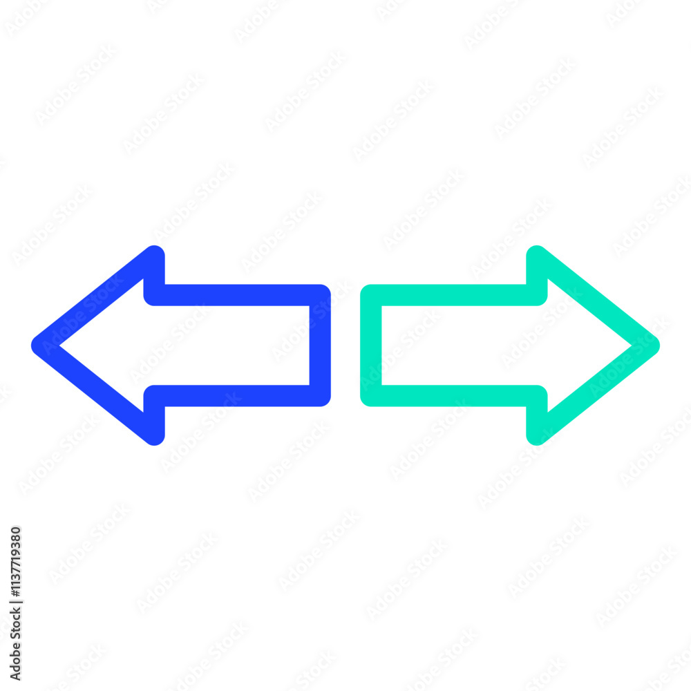 Left right Vector Icon Design Illustration Left right Vector Icon Design Illustration