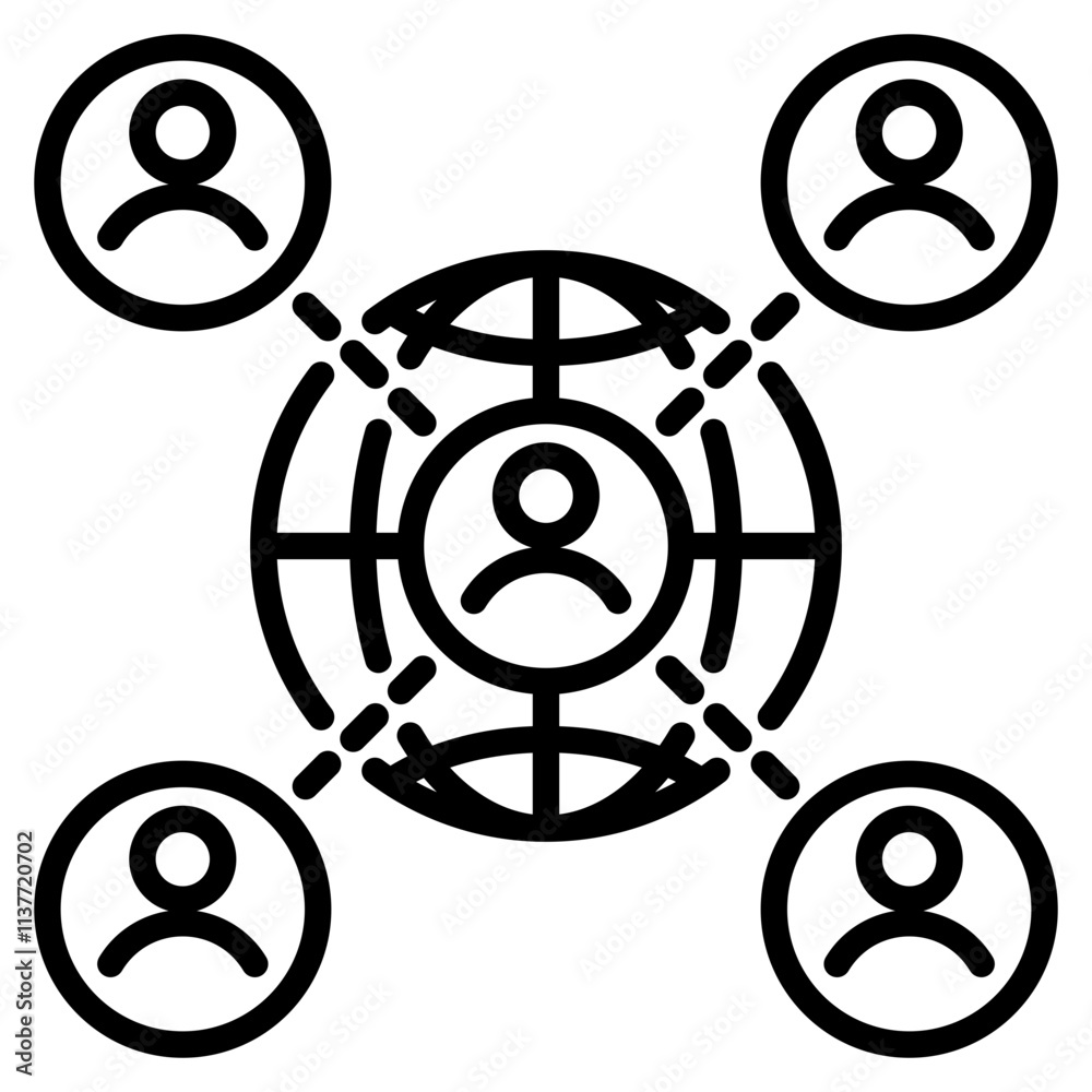 business connection single icon business connection single icon