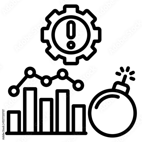 risk management single icon