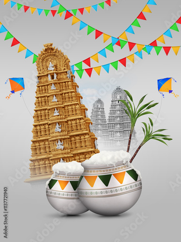 Pongal is a Tamil harvest festival celebrated in South India 