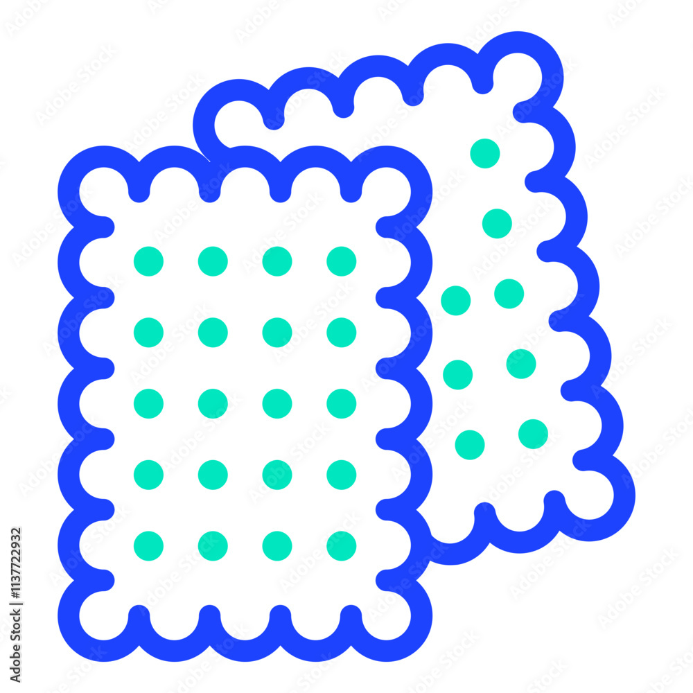 Biscuit Vector Icon Design Illustration