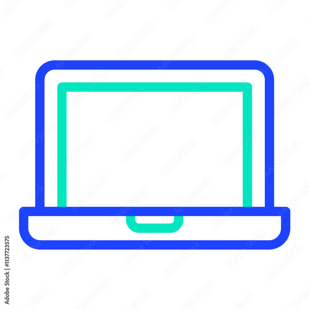 Laptop Vector Icon Design Illustration Laptop Vector Icon Design Illustration