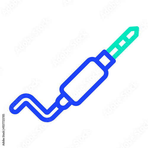 Audio Jack Vector Icon Design Illustration