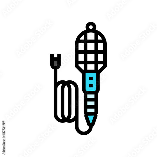 workshop light car repair tool color icon vector. workshop light car repair tool sign. isolated symbol illustration