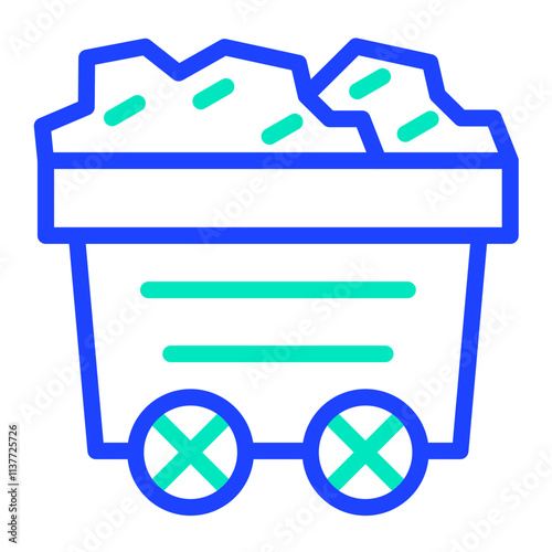 Mining Vector Icon Design Illustration