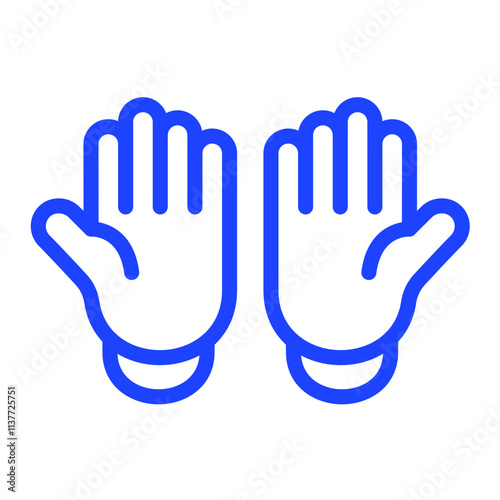 Gloves Vector Icon Design Illustration