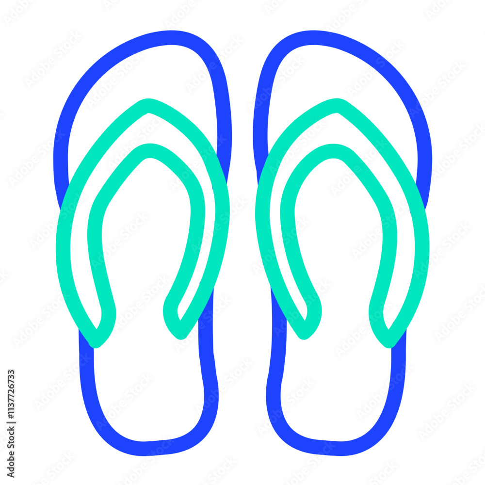 Slipper Vector Icon Design Illustration Slipper Vector Icon Design Illustration