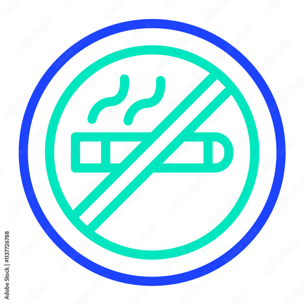 No smoking Vector Icon Design Illustration No smoking Vector Icon Design Illustration