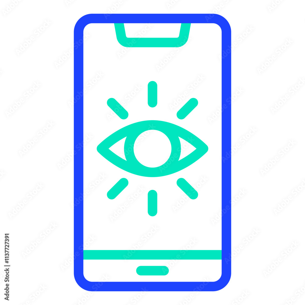 Vision Vector Icon Design Illustration Vision Vector Icon Design Illustration