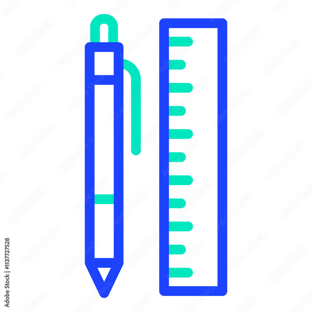 Stationery Vector Icon Design Illustration Stationery Vector Icon Design Illustration