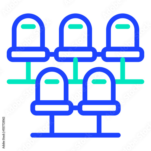 Waiting room Vector Icon Design Illustration