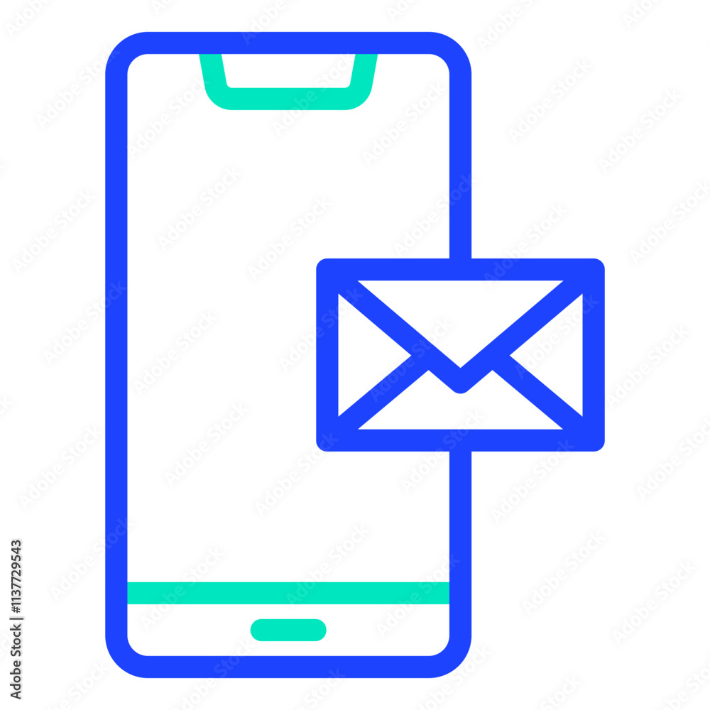 Email Vector Icon Design Illustration